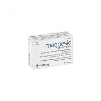 magnesio b complex 30 capsulas vitalfarma