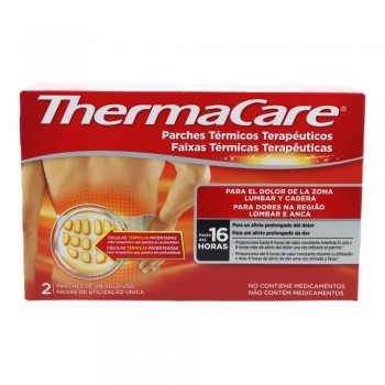 thermacare zona lumbar y cadera 2 parches