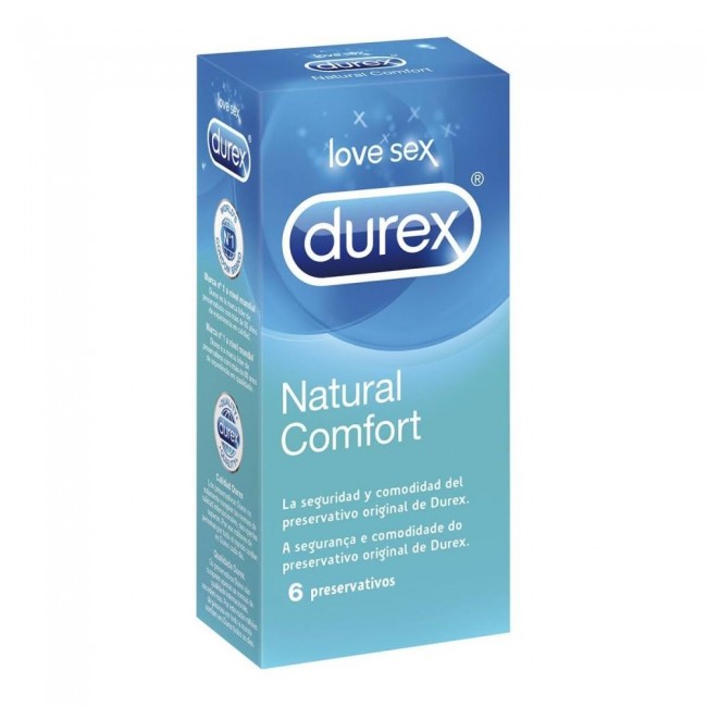 durex natural plus 6 preservativos